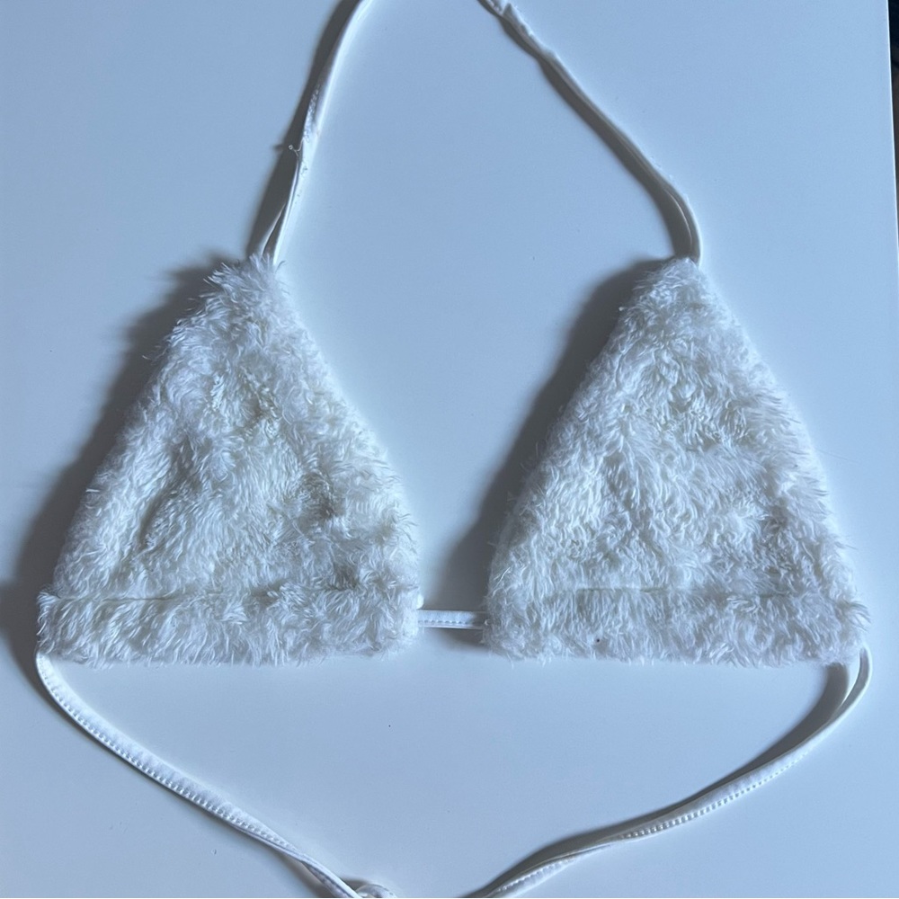 Fur Bikini Top